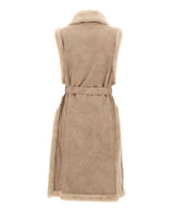 LIU-JO Smanicato in eco montone BEIGE Donna 