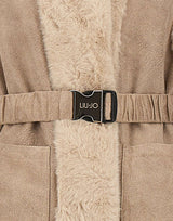 LIU-JO Smanicato in eco montone BEIGE Donna 