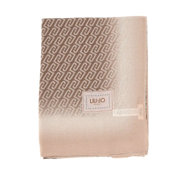 LIU-JO Stola con monogram all-over Pink Donna 