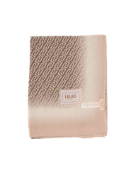 LIU-JO Stola con monogram all-over Pink Donna 