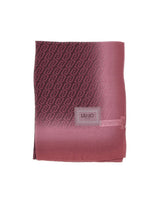 LIU-JO Stola con monogram all-over Pink Donna 
