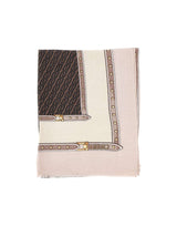 LIU-JO Stola con logo monogram BROWN Donna 
