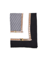 LIU-JO Stola con logo monogram GREY Donna 