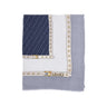 LIU-JO Stola con logo monogram BLUE Donna 