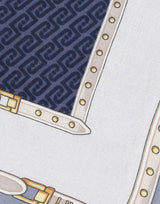 LIU-JO Stola con logo monogram BLUE Donna 