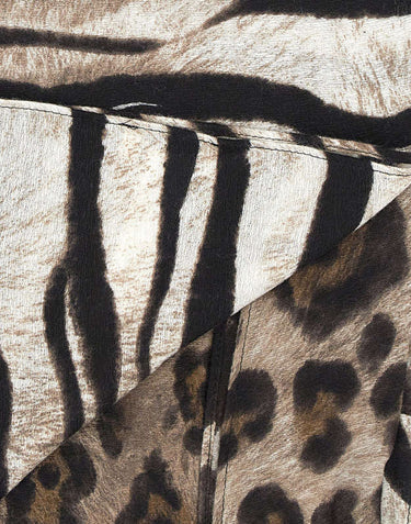 LIU-JO Stola con stampa zebrata BROWN Donna 