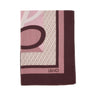 LIU-JO Foulard con logo monogram PURPLE Donna 