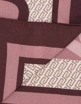 LIU-JO Foulard con logo monogram PURPLE Donna 