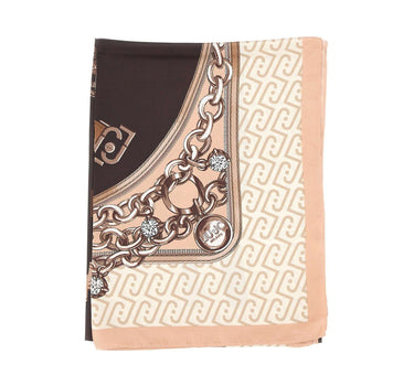 LIU-JO Foulard con stampa cinture BROWN Donna 