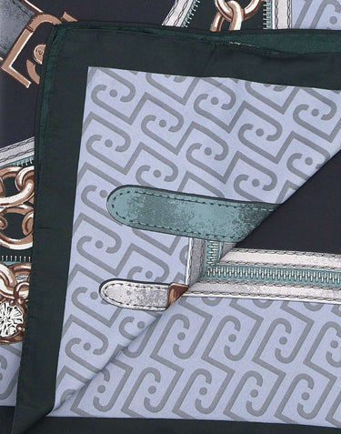 LIU-JO Foulard con stampa cinture BLUE Donna 