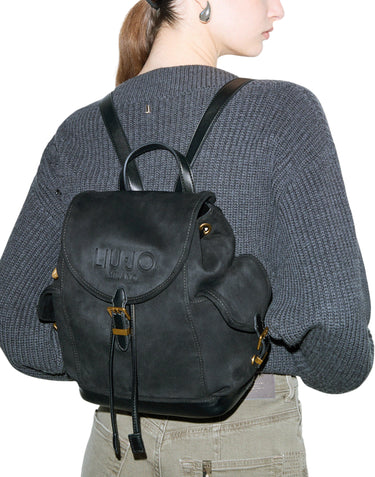 LIU-JO Zaino "Ageni" BLACK Donna 