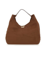 LIU-JO Borsa a spalla "Gerona" BROWN Donna 