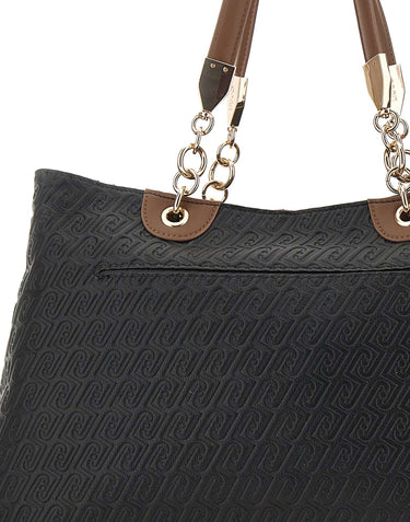 LIU-JO Borsa a spalla "Ematite" BLACK Donna 