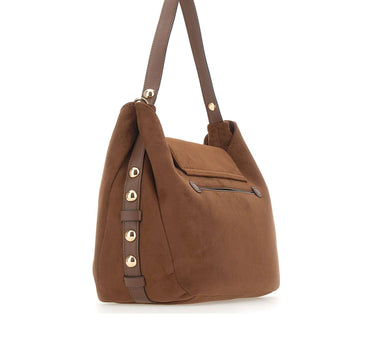 LIU-JO Borsa a spalla "Gerona" BROWN Donna 
