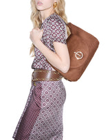 LIU-JO Borsa a spalla "Gerona" BROWN Donna 