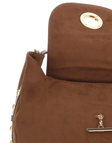 LIU-JO Borsa a spalla "Gerona" BROWN Donna 