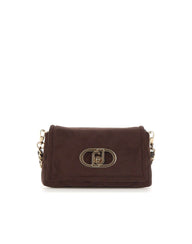 LIU-JO Borsa a spalla "Lapuffy Media" BROWN Donna 