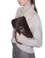 LIU-JO Borsa a spalla "Lapuffy Media" BROWN Donna 