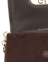 LIU-JO Borsa a spalla "Lapuffy Media" BROWN Donna 