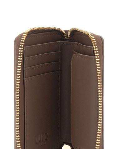 LIU-JO Portafogli "Caliwen" piccolo BROWN Donna 