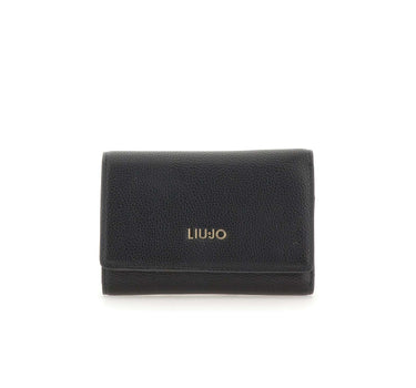LIU-JO Portafogli "Caliwen" con zip e patta BLACK Donna 