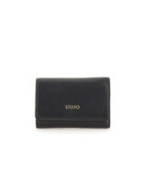 LIU-JO Portafogli "Caliwen" con zip e patta BLACK Donna 