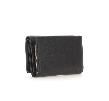 LIU-JO Portafogli "Caliwen" con zip e patta BLACK Donna 