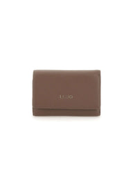 LIU-JO Portafogli "Caliwen" con zip e patta BROWN Donna 