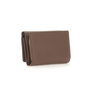 LIU-JO Portafogli "Caliwen" con zip e patta BROWN Donna 