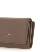 LIU-JO Portafogli "Caliwen" con zip e patta BROWN Donna 