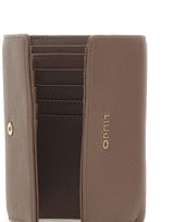 LIU-JO Portafogli "Caliwen" con zip e patta BROWN Donna 