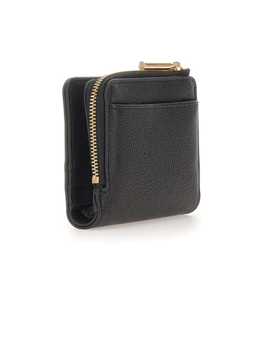LIU-JO Portafogli "Caliwen" piccolo con patta e zip BLACK Donna 