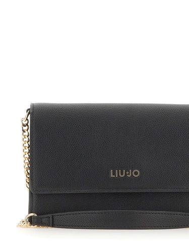 LIU-JO Borsa a tracolla piccola "Mahn" BLACK Donna 