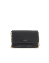 LIU-JO Borsa a tracolla piccola "Mahn" BLACK Donna 