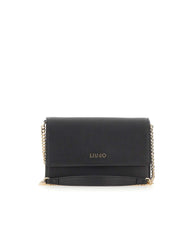 LIU-JO Borsa a tracolla piccola "Mahn" BLACK Donna 
