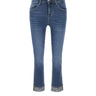 LIU-JO Jeans "Monroe" con strass BLUE Donna 