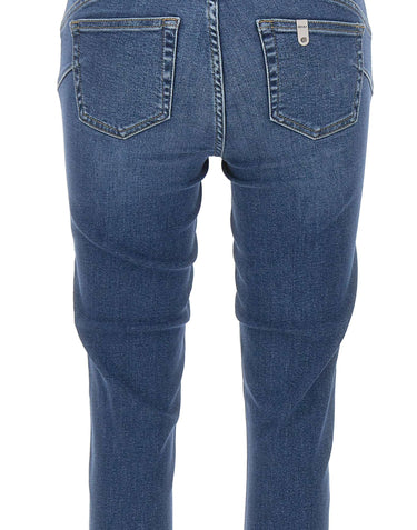 LIU-JO Jeans "Monroe" con strass BLUE Donna 