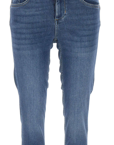 LIU-JO Jeans "Monroe" con strass BLUE Donna 