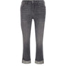 LIU-JO Jeans "Monroe" con strass GREY Donna 