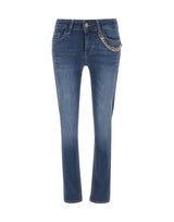 LIU-JO Jeans "Monroe" con catena BLUE Donna 