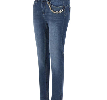 LIU-JO Jeans "Monroe" con catena BLUE Donna 