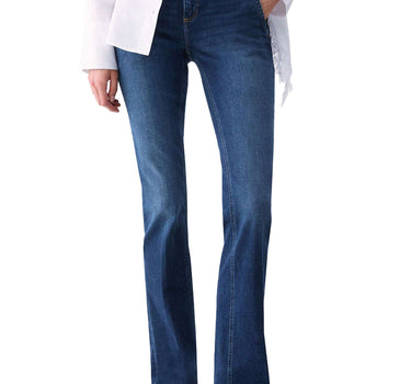 LIU-JO Jeans bootcut bottom up BLUE Donna 