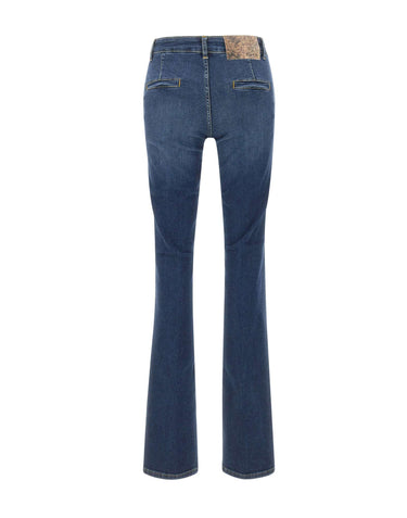 LIU-JO Jeans bootcut bottom up BLUE Donna 