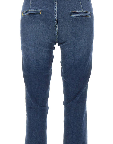 LIU-JO Jeans bootcut bottom up BLUE Donna 