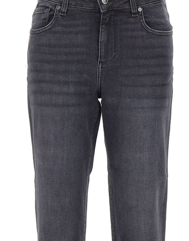LIU-JO Jeans "Loose" BLACK Donna 