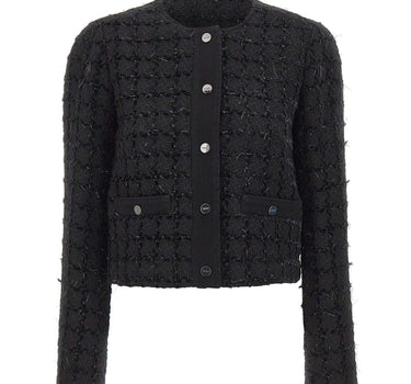 LIU-JO Giacca in bouclé BLACK Donna 
