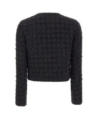 LIU-JO Giacca in bouclé BLACK Donna 