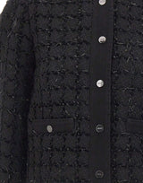 LIU-JO Giacca in bouclé BLACK Donna 