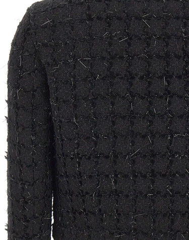 LIU-JO Giacca in bouclé BLACK Donna 