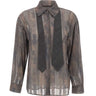LIU-JO Camicia stampata con cravatta MULTICOLOR Donna 